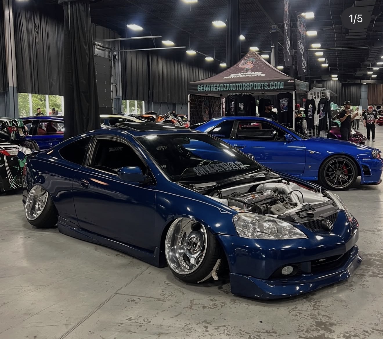 Blue 2005 Acura RSX