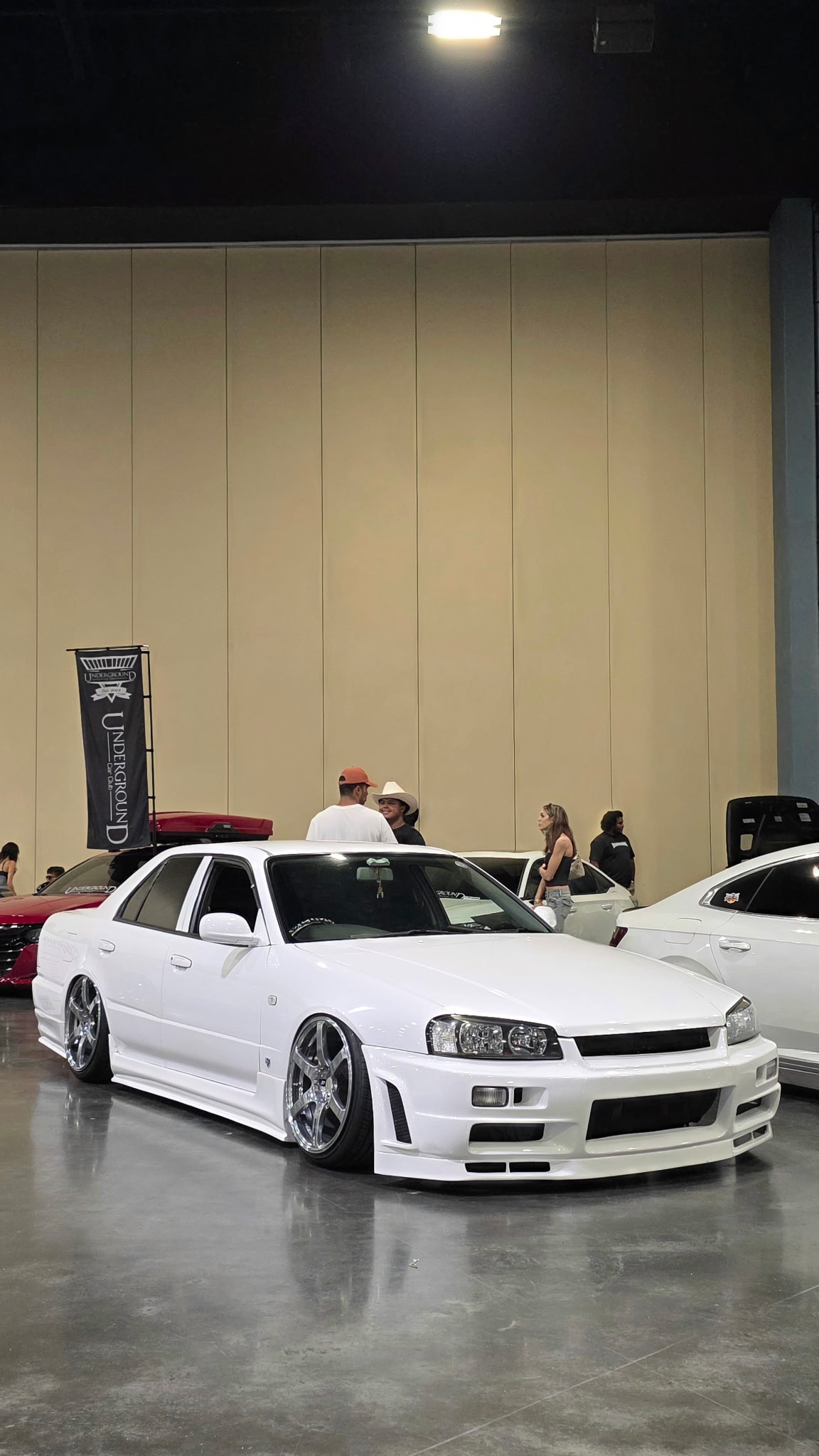White 1998 Nissan ER34 Skyline